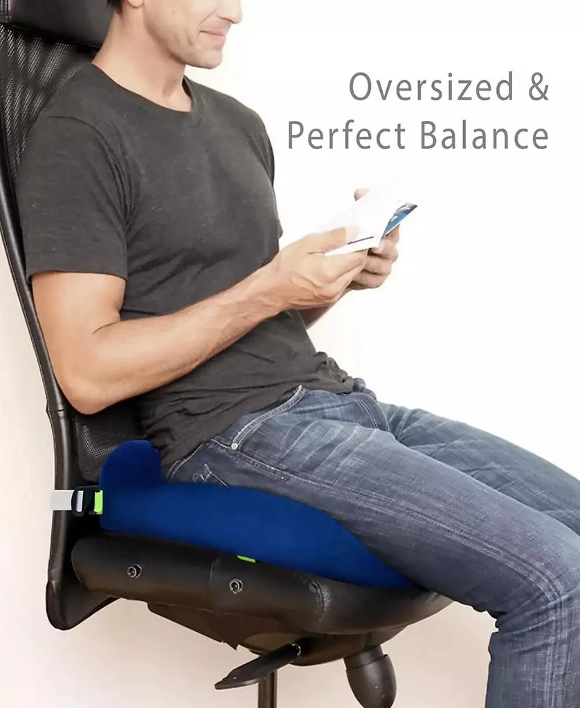 商品Rio Home Fashions|Sleep Yoga GO Memory Foam Oversized Seat Cushion,价格¥632,第2张图片详细描述