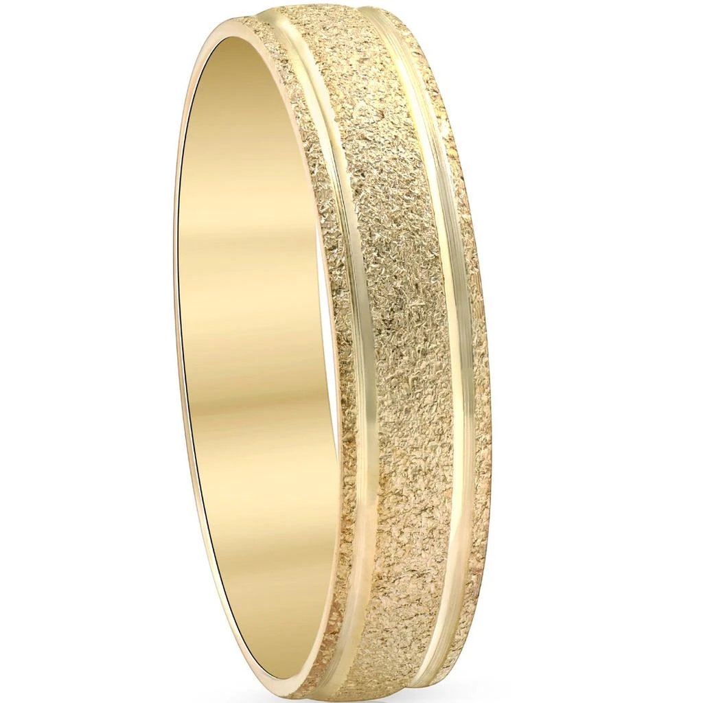 商品Pompeii3|5mm Brushed Wedding Band 10K Yellow Gold Size Selectable,价格¥2712,第2张图片详细描述