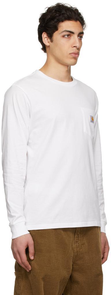 商品Carhartt WIP|White Cotton T-Shirt,价格¥340,第4张图片详细描述