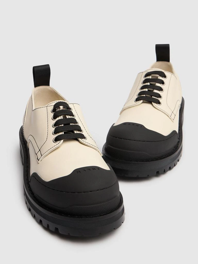 商品Marni|35mm Dada Leather Derby Shoes,价格¥4349,第2张图片详细描述