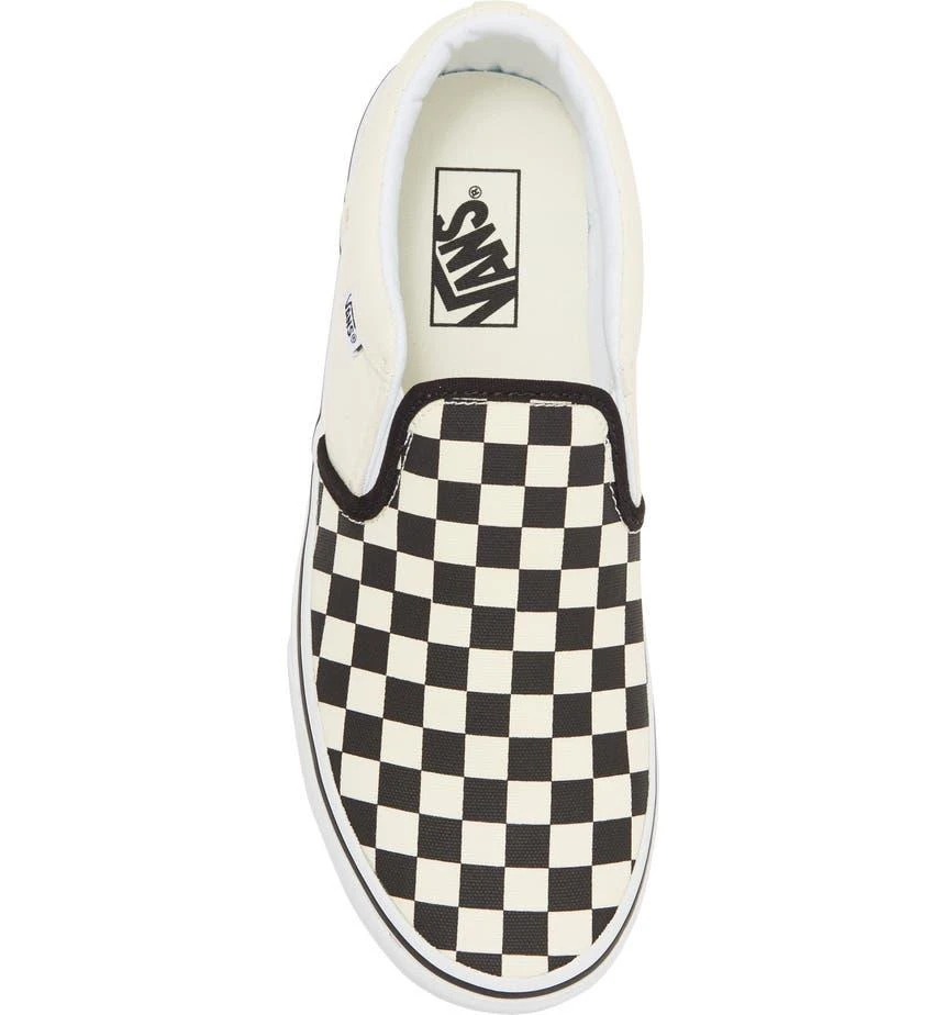 商品Vans|Asher V Slip-On Checkerboard Sneaker,价格¥326,第4张图片详细描述