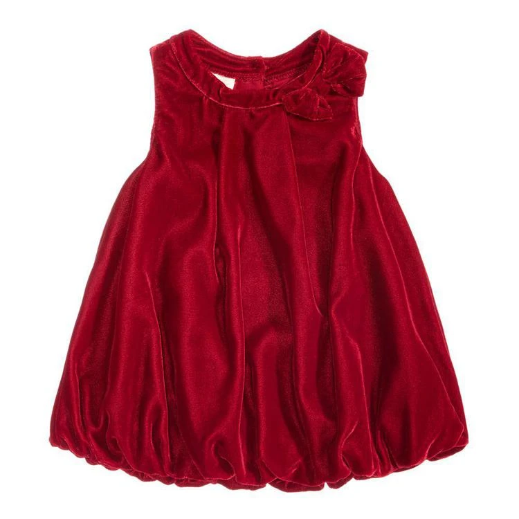 商品First Impressions|Velvet Bubble Dress, Baby Girls, Created for Macy's,价格¥87,第1张图片