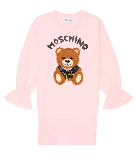 商品Moschino|泰迪熊棉质混纺连衣裙,价格¥1280,第1张图片