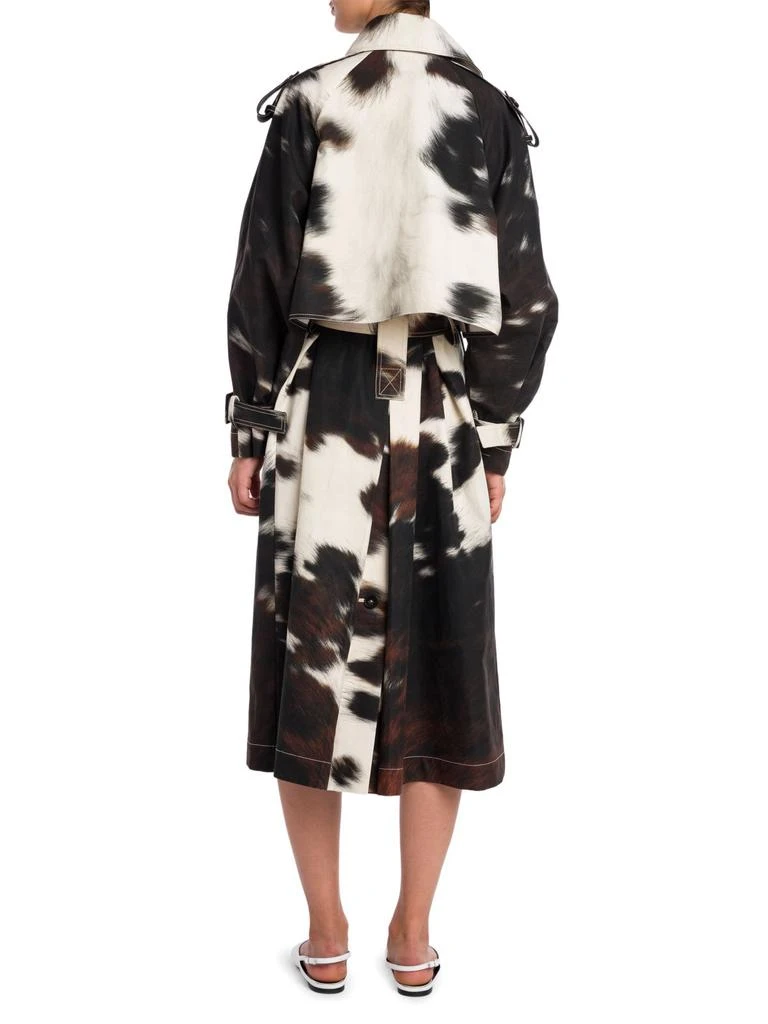 商品Stella McCartney|Leanna Bonded Cow-Print Trench Coat,价格¥4499,第2张图片详细描述