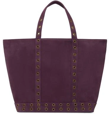 商品VANESSA BRUNO|中号磨砂皮锁眼手提包,价格¥1375,第1张图片