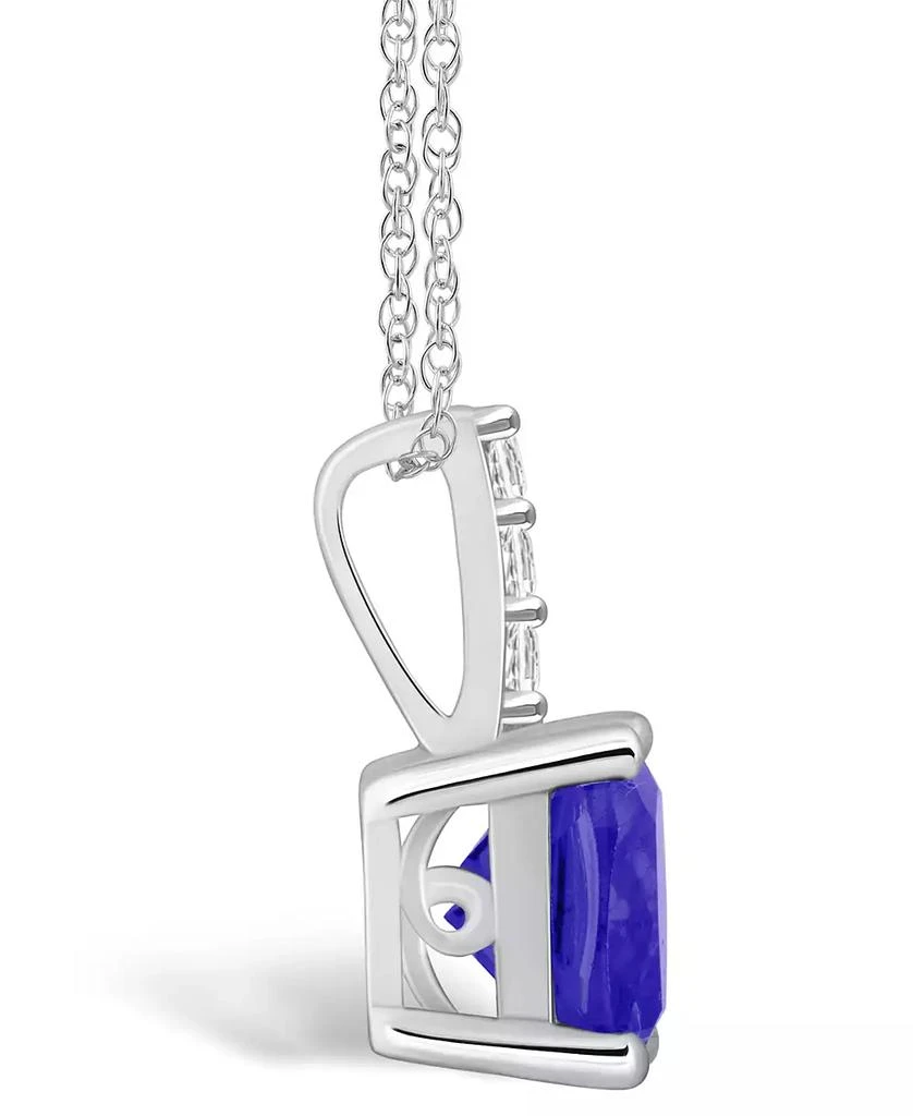 商品Macy's|Tanzanite (2-1/3 Ct. t.w.) and Diamond Accent Pendant Necklace,价格¥6937,第3张图片详细描述