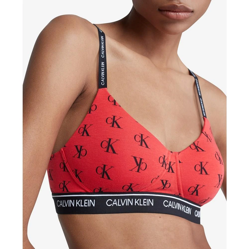 Calvin Klein Archive Logo Lightly Lined Wirefree Bra QF6094 3