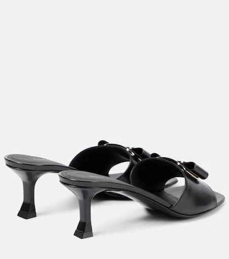 商品Salvatore Ferragamo|Zelie皮革穆勒鞋,价格¥7986,第3张图片详细描述