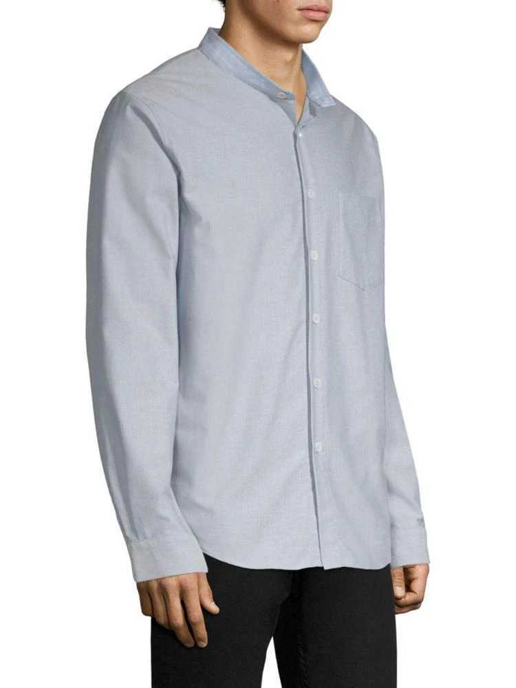 商品A.P.C.|Collarless Button-Down Sportshirt,价格¥645,第3张图片详细描述