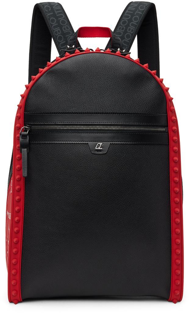 商品Christian Louboutin|Black Backparis Backpack,价格¥13064,第1张图片