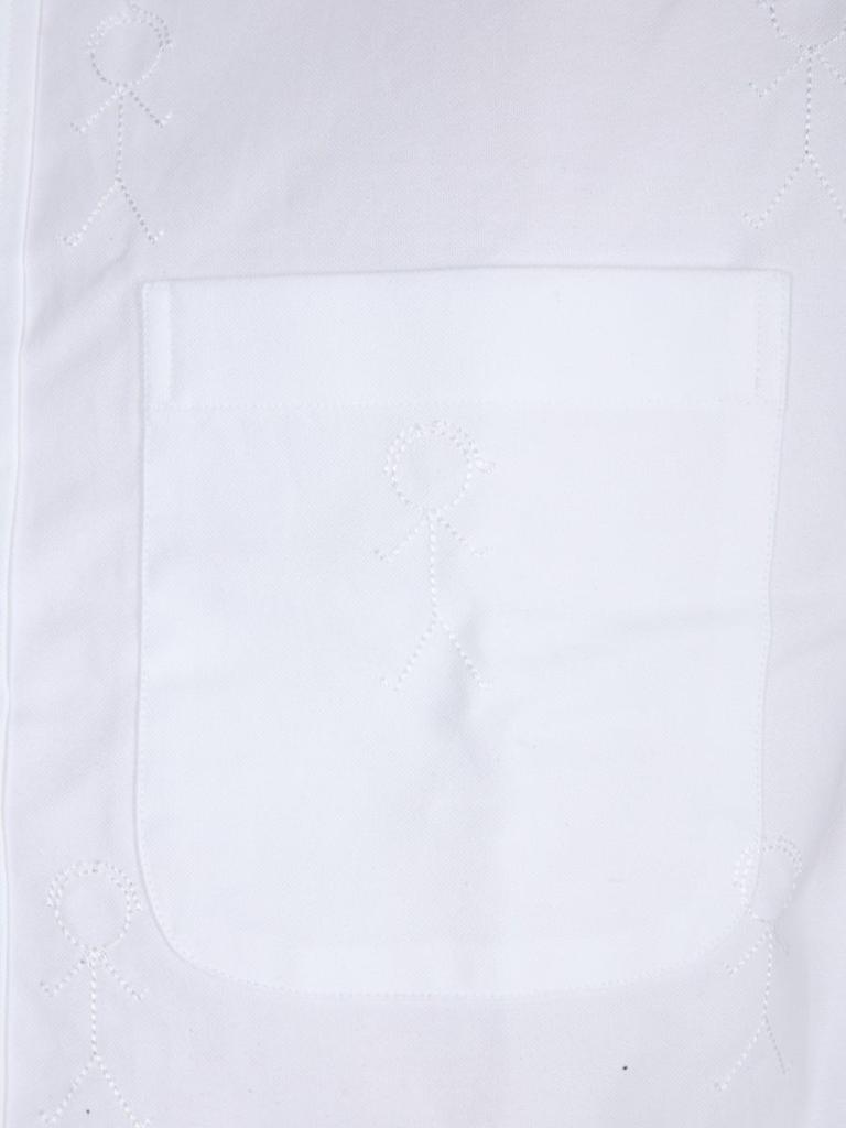 Thom Browne Men's  White Other Materials Shirt商品第4张图片规格展示