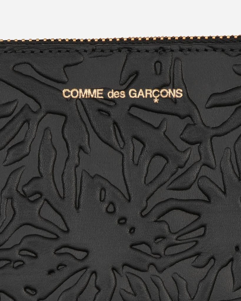 商品Comme des Garcons|Embossed Leather Zip Pouch Black,价格¥592,第5张图片详细描述