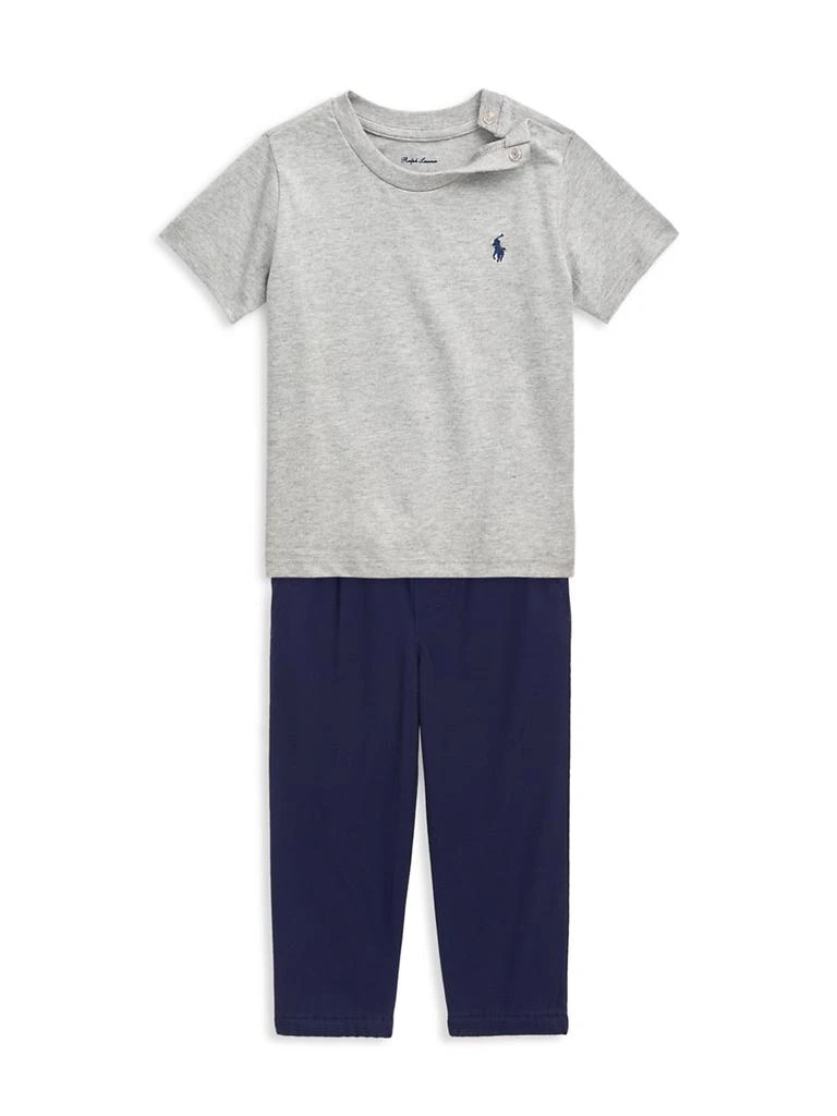 商品Ralph Lauren|Baby Boy's Flat Front Joggers,价格¥301,第2张图片详细描述