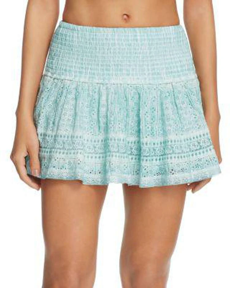 商品Surf Gypsy|Washed Eyelet Mini Skirt Swim Cover-Up,价格¥435,第1张图片