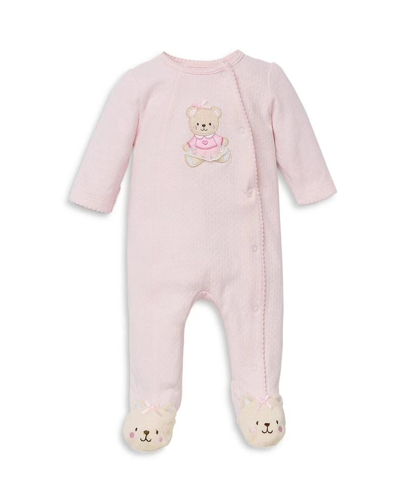 商品Little Me|Girls' Sweet Bear Footie - Baby,价格¥112,第1张图片