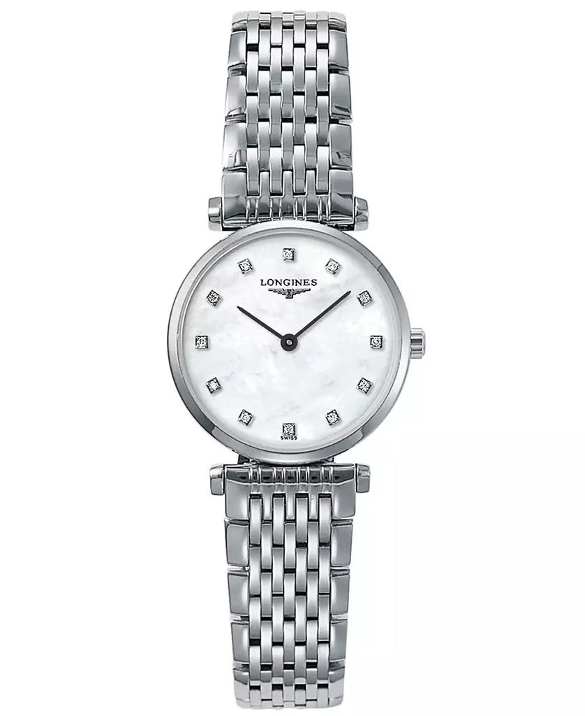 商品Longines|Women's La Grande Classique Stainless Steel Bracelet Watch L42094876,价格¥11866,第1张图片