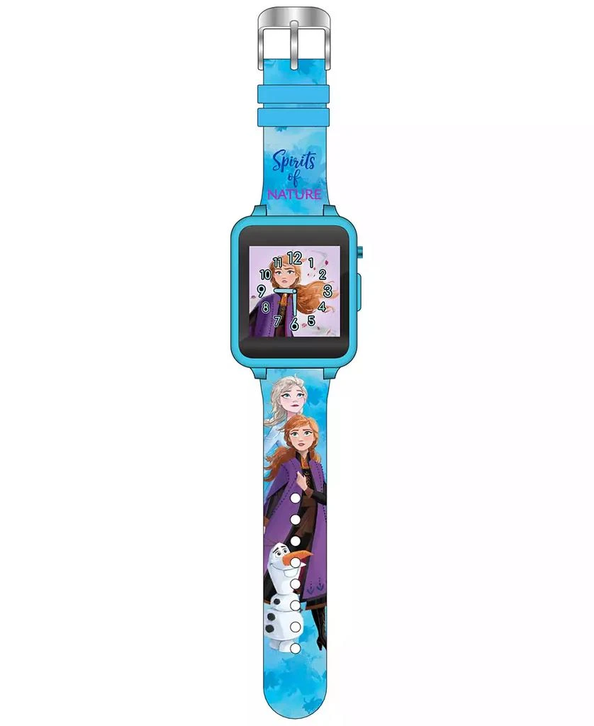 商品Accutime|Kid's Frozen 2 Blue Silicone Strap Touchscreen Smart Watch 46x41mm,价格¥277,第2张图片详细描述