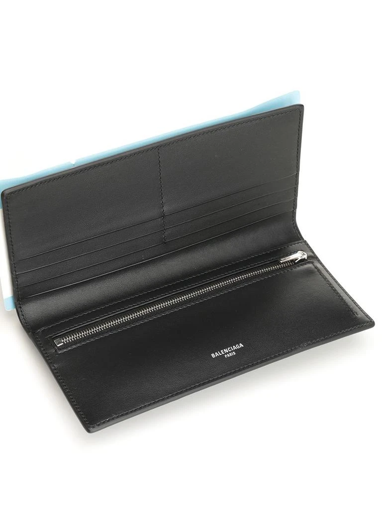 商品Balenciaga|Passport Small Leather Goods Blue,价格¥5641,第3张图片详细描述
