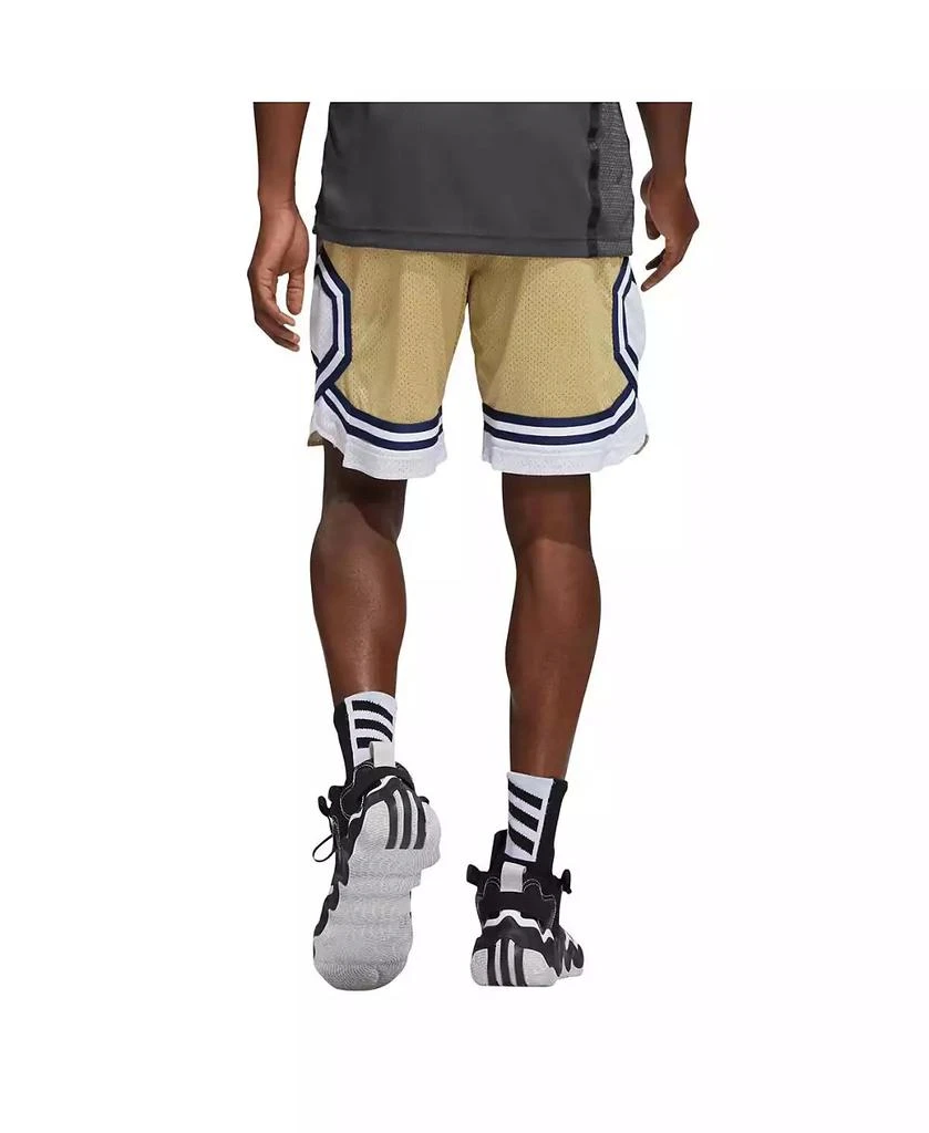 商品Adidas|Men's Gold Georgia Tech Yellow Jackets Swingman AEROREADY Basketball Shorts,价格¥363,第2张图片详细描述