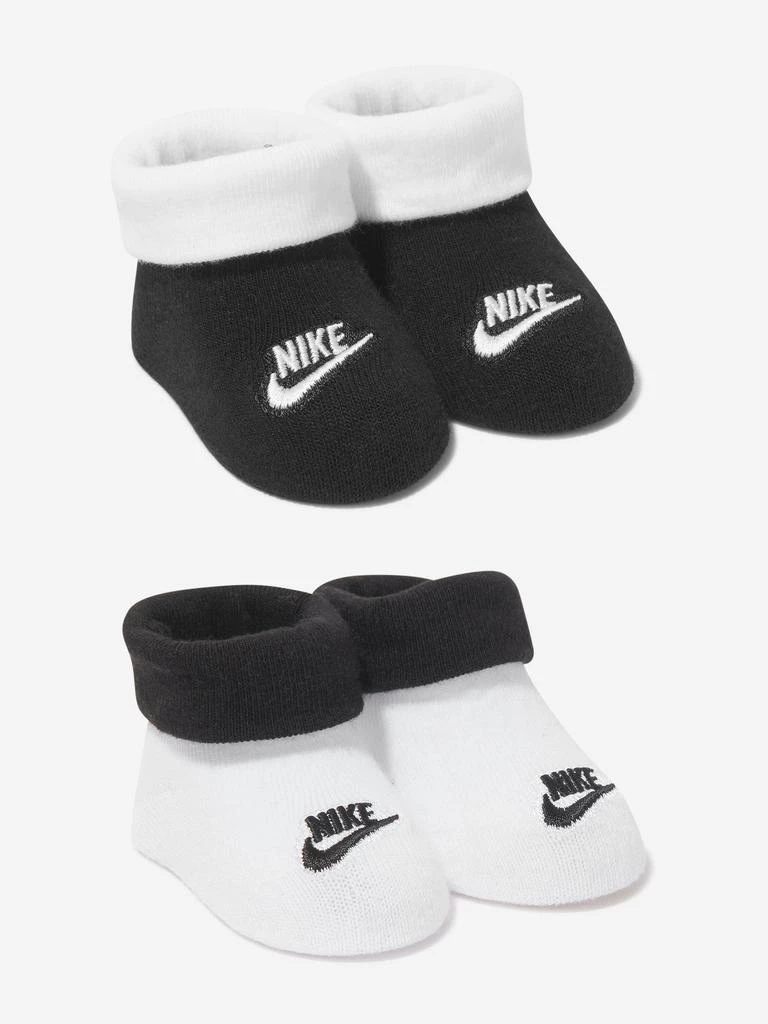 商品NIKE|Nike Baby Boys Futura Bootie Socks Set in Black,价格¥135,第1张图片