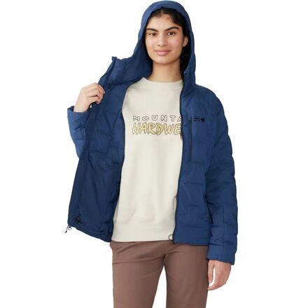 商品Mountain Hardwear|Stretchdown Hooded Jacket - Women's,价格¥1253,第3张图片详细描述