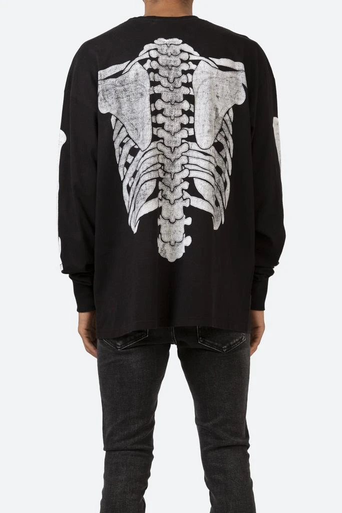 商品MNML|Skeleton L/S Tee - Black,价格¥211,第4张图片详细描述