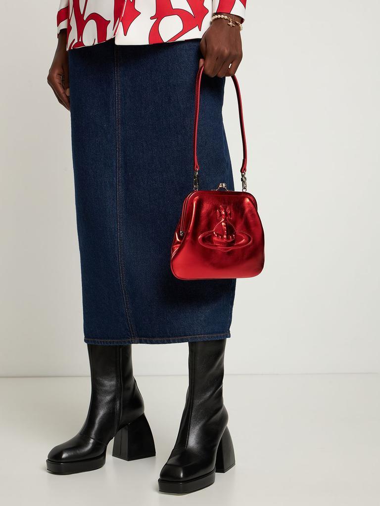商品Vivienne Westwood|Vivienne's Metallic Leather Bag,价格¥3200,第4张图片详细描述