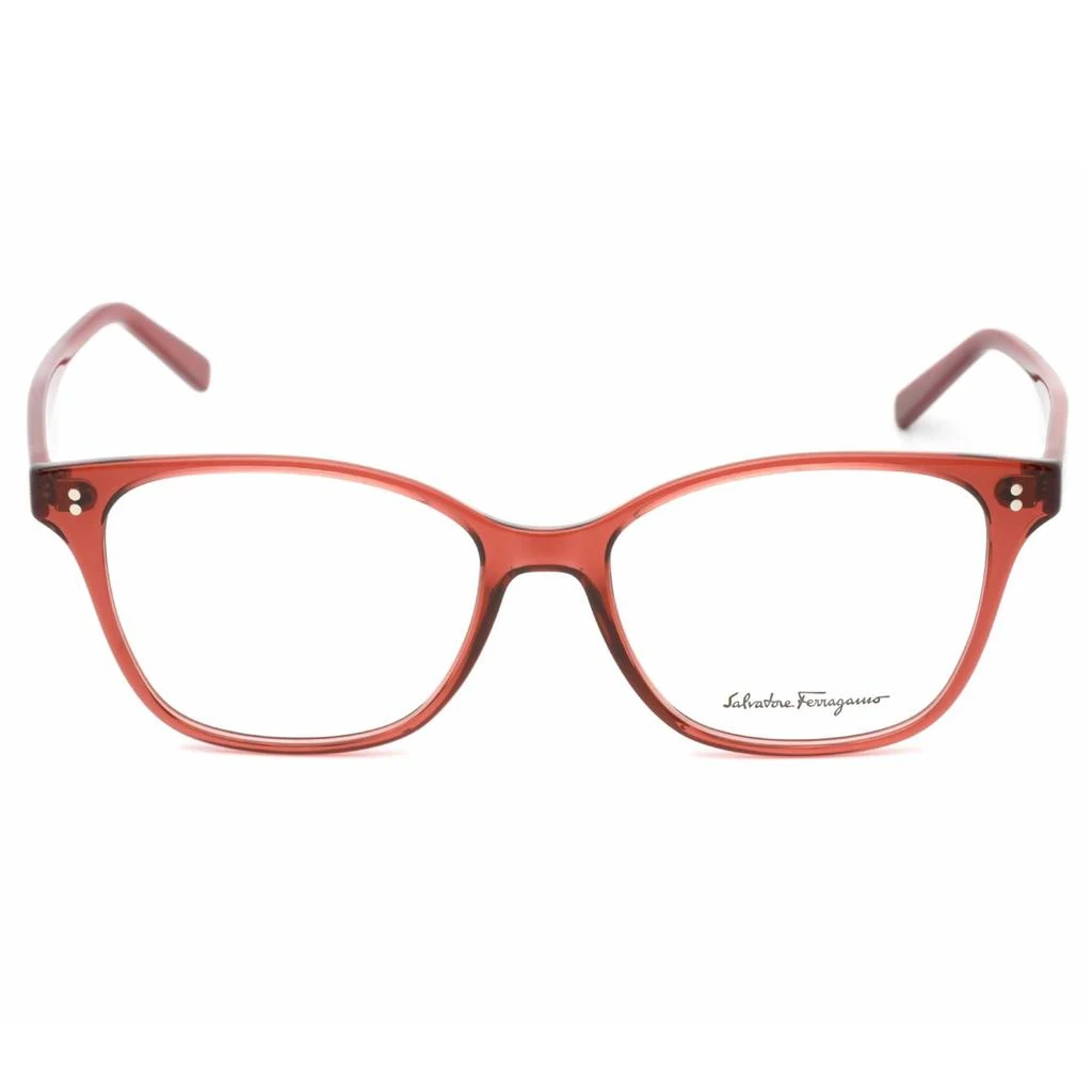 商品Salvatore Ferragamo|Salvatore Ferragamo Women's Eyeglasses - Transparent Cherry Acetate Frame | SF2912 611,价格¥399,第2张图片详细描述