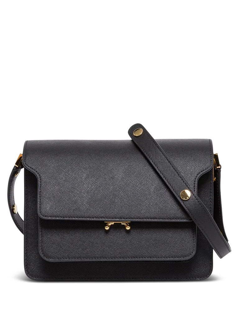商品Marni|Marni Woman's Black Leather Trunk Crossbody Bag,价格¥10078,第1张图片
