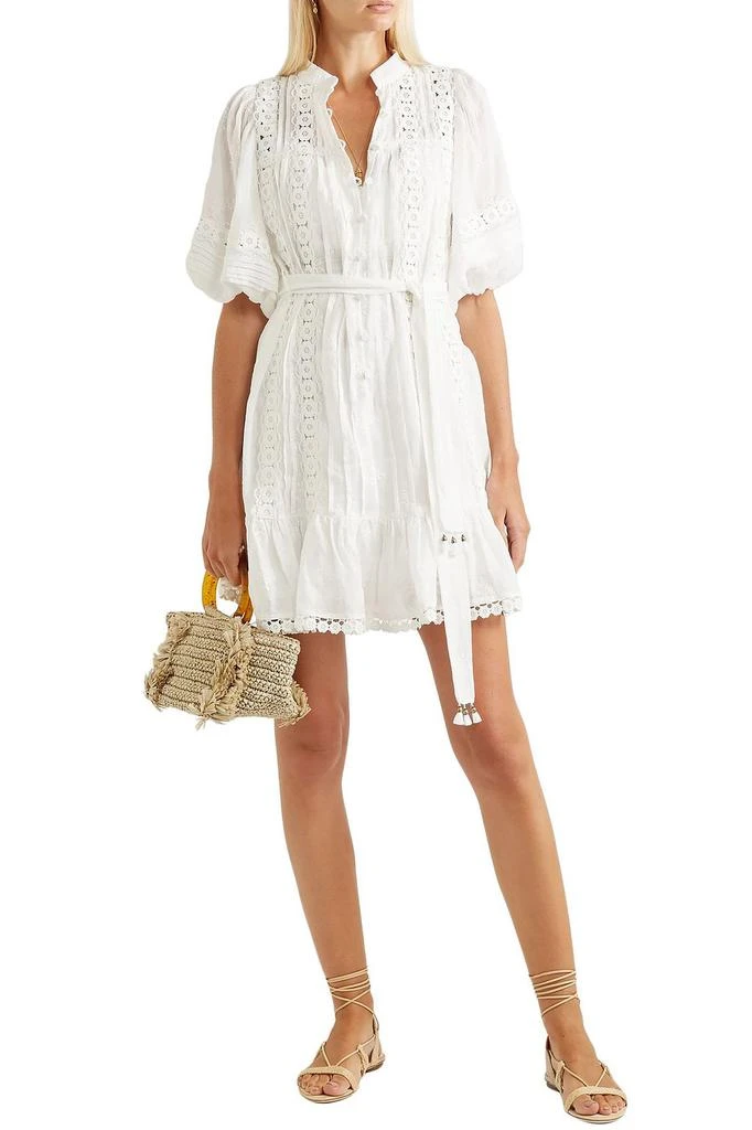 商品Zimmermann|Embroidered cotton-gauze mini dress,价格¥2295,第2张图片详细描述