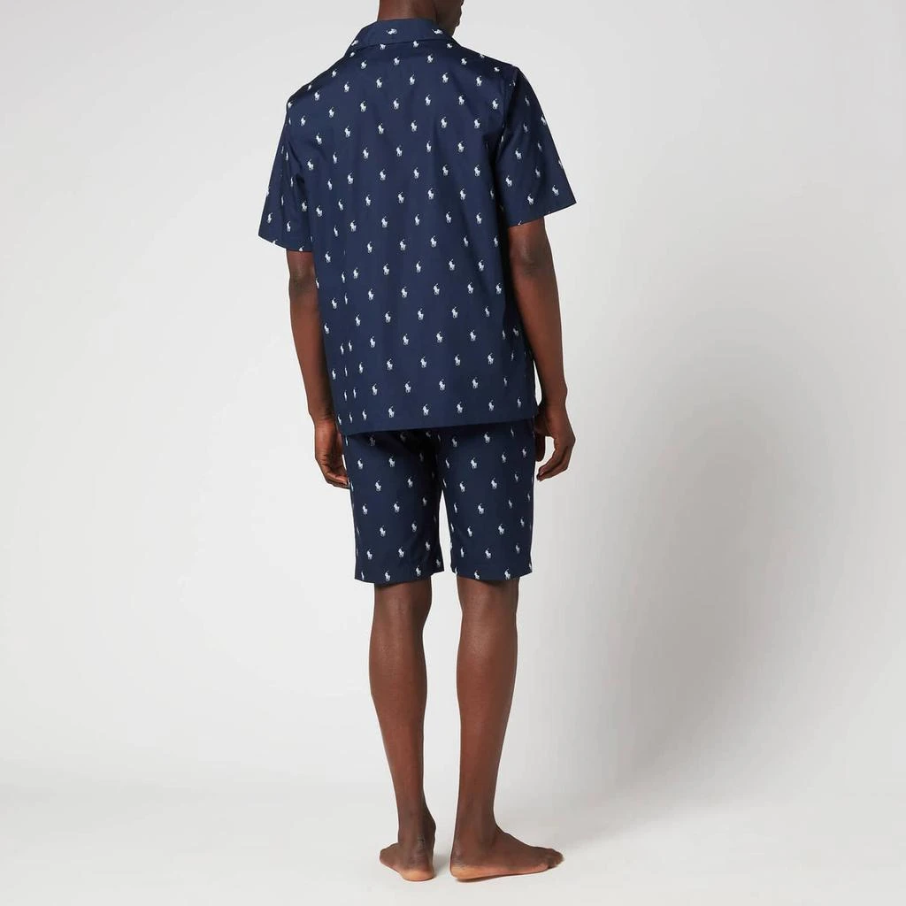 商品Ralph Lauren|Polo Ralph Lauren Men's All Over Print Pajama Set - Navy/Nevis,价格¥573,第2张图片详细描述