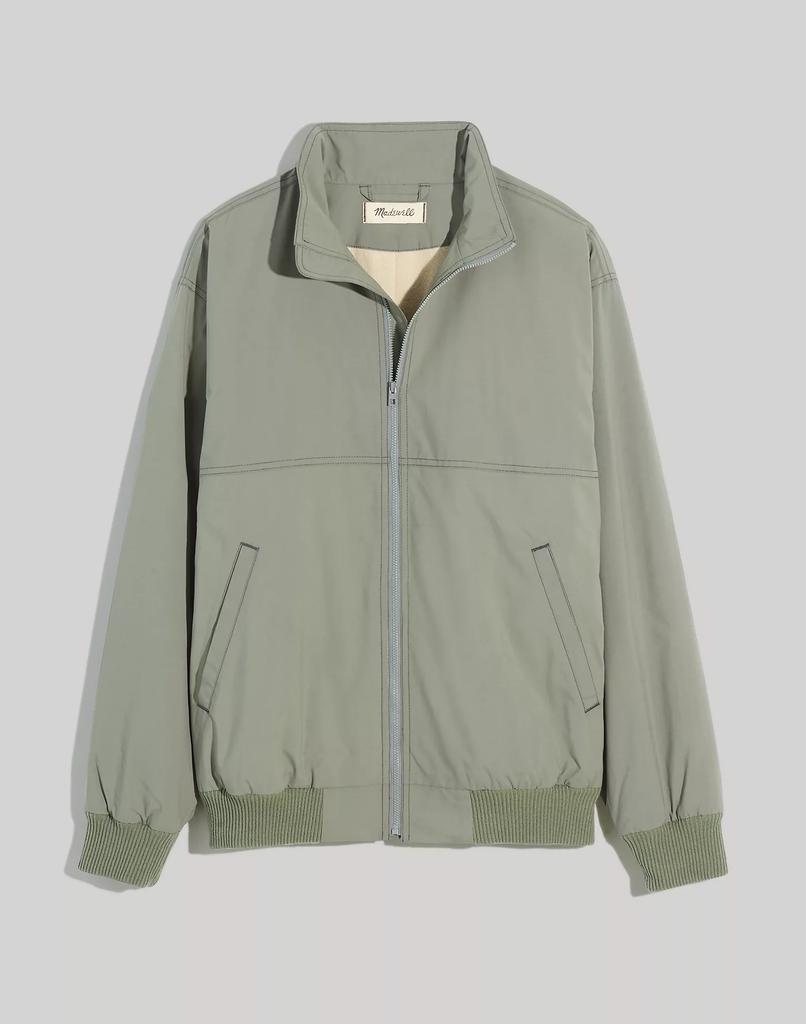 商品Madewell|Fleece-Lined Bomber Jacket,价格¥823-¥1032,第6张图片详细描述