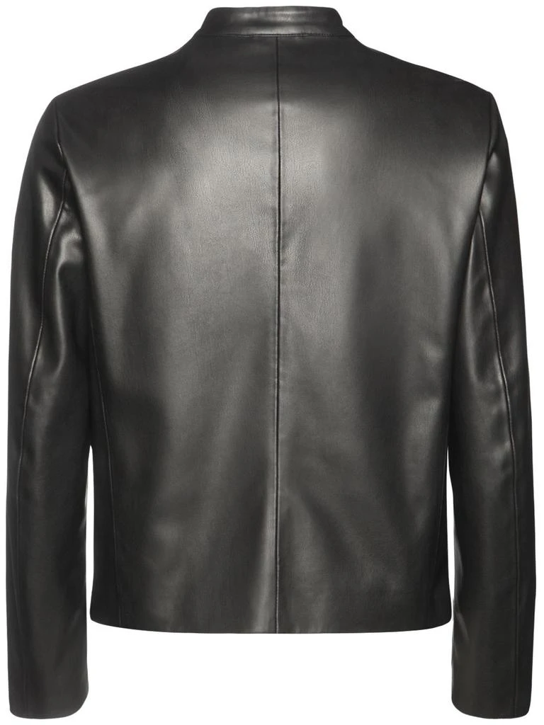 商品Armani Exchange|Faux Leather Biker Jacket,价格¥1912,第5张图片详细描述