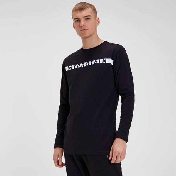 商品Myprotein|MP The Original Long Sleeve Top - Black,价格¥146,第1张图片