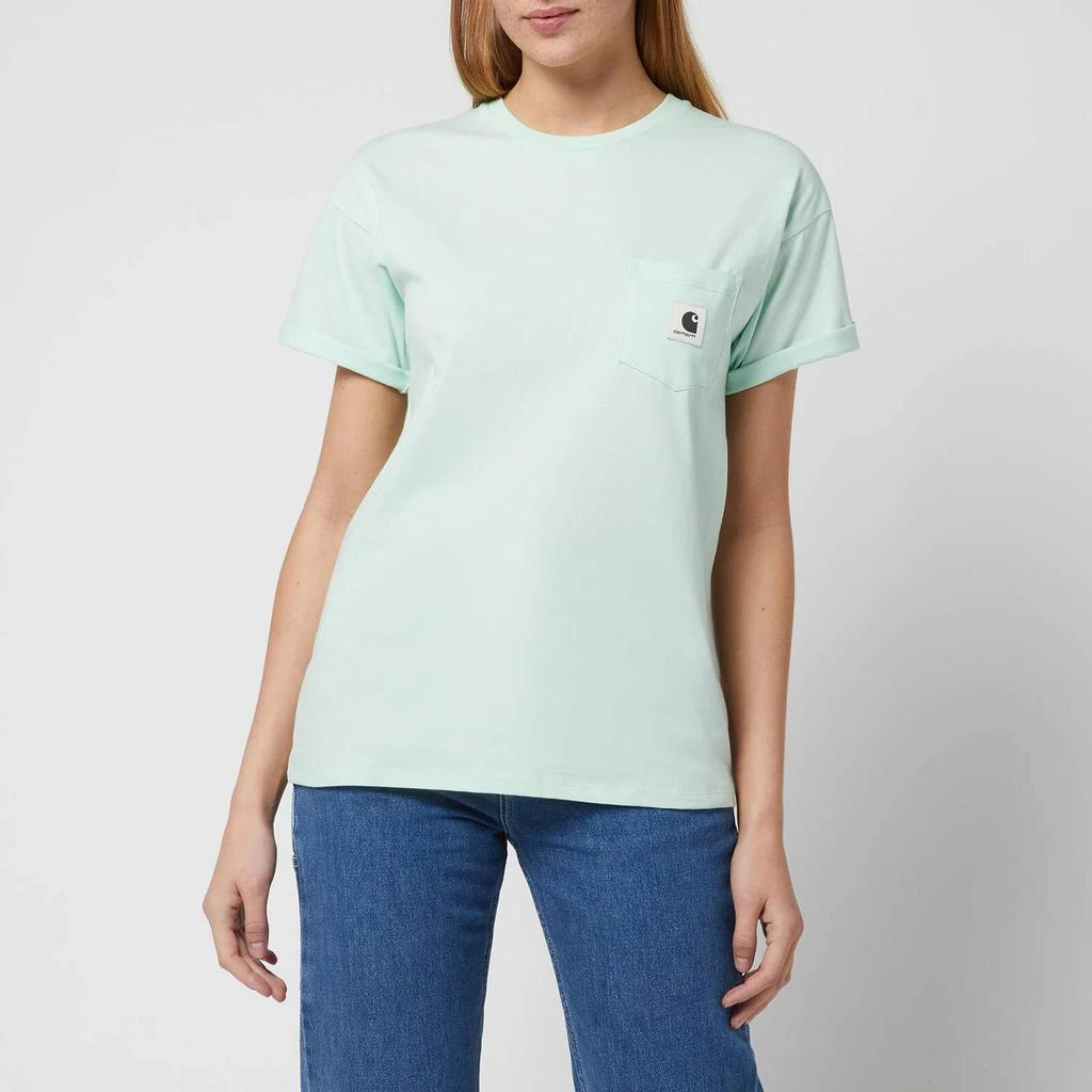 商品Carhartt|Carhartt WIP Women's S/S Pocket T-Shirt - Pale Spearmint,价格¥177,第1张图片