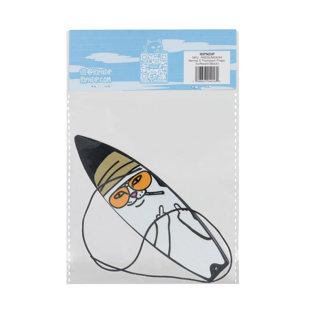 商品RIPNDIP|Nermal S Thompson Finger Surfboard (Black),价格¥76,第3张图片详细描述