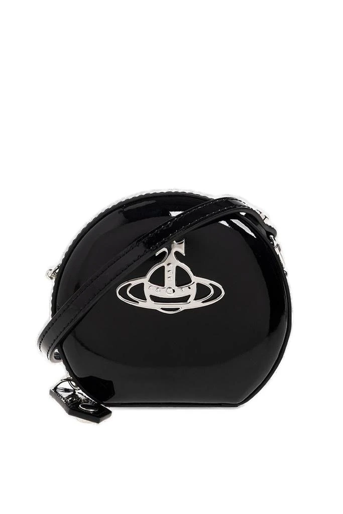 商品Vivienne Westwood|Vivienne Westwood Orb-Plaque Zipped Satchel Bag,价格¥2031,第1张图片