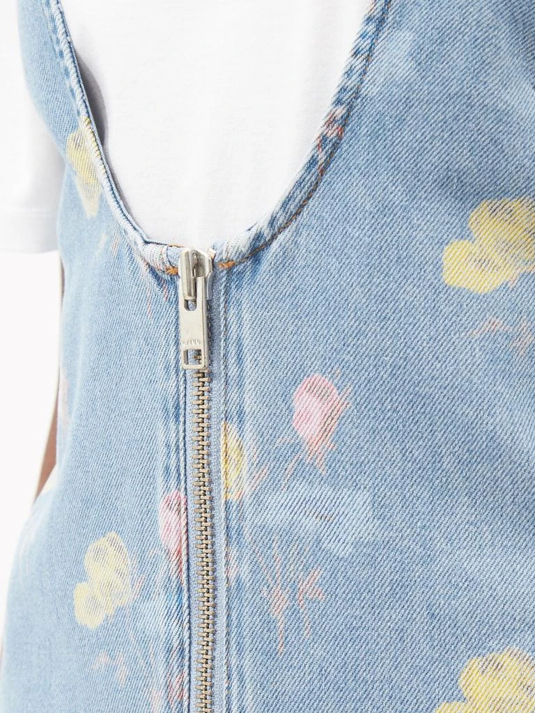 商品Ganni|Floral-print organic-cotton denim jumpsuit,价格¥1049,第3张图片详细描述