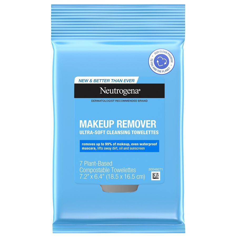 商品Neutrogena|Makeup Remover Cleansing Towelettes Travel Pack,价格¥19,第1张图片