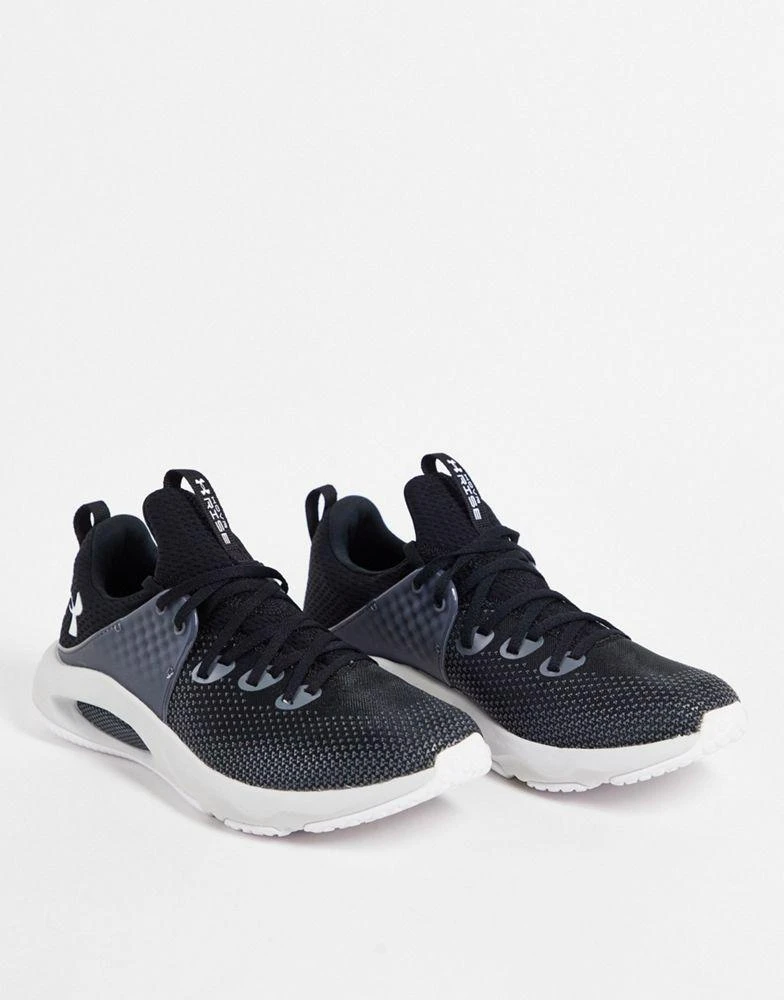 商品Under Armour|Under Armour HOVR Apex 3 trainers in black and white,价格¥484,第1张图片