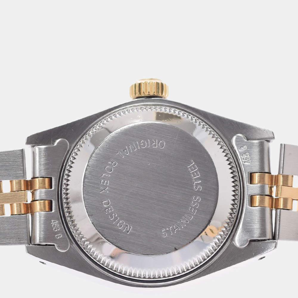 Rolex Champagne Diamonds 18K Yellow Gold And Stainless Steel Datejust 69173G Automatic Women's Wristwatch 26 mm商品第4张图片规格展示