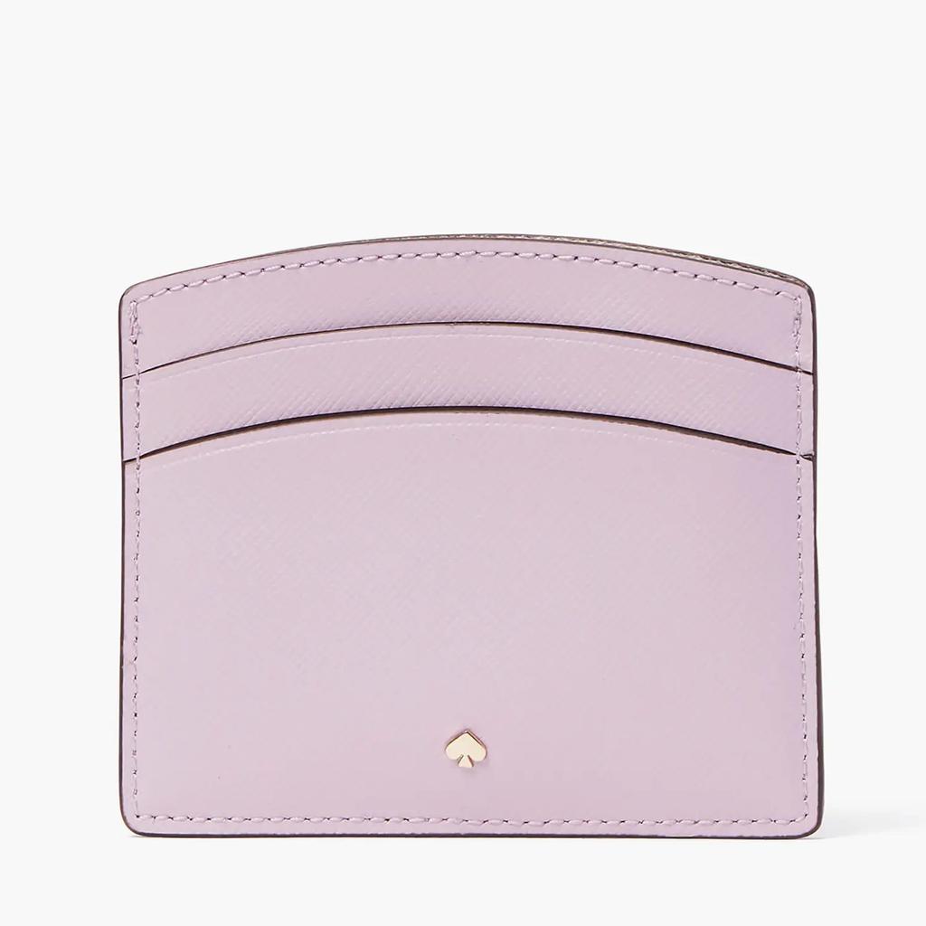 Kate Spade New York Women's Spencer Saffiano Card Holder - Violet Mist商品第2张图片规格展示