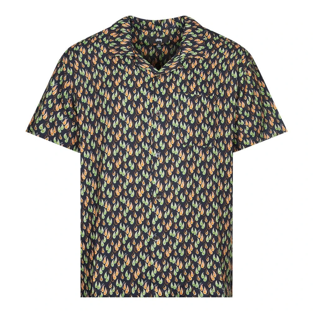 商品STUSSY|Stussy Paisley Tears Shirt - Navy,价格¥1299,第1张图片
