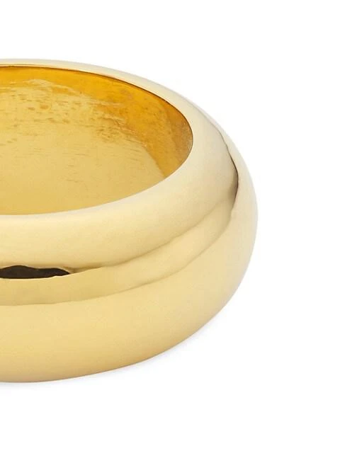 商品Loren Stewart|14K-Yellow-Gold Vermeil Puff Cigar Band Ring,价格¥803,第4张图片详细描述