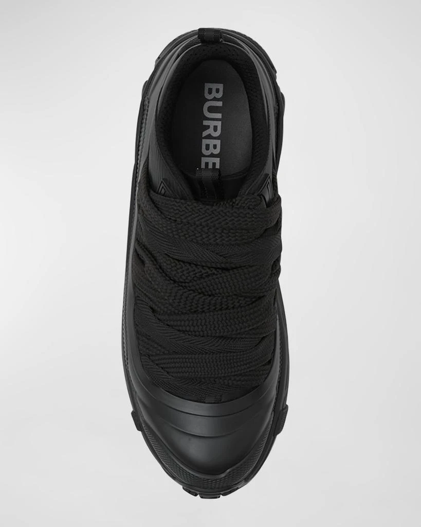 商品Burberry|Men's Arthur Chunky Lace Leather & Nylon Sneakers,价格¥3985,第5张图片详细描述