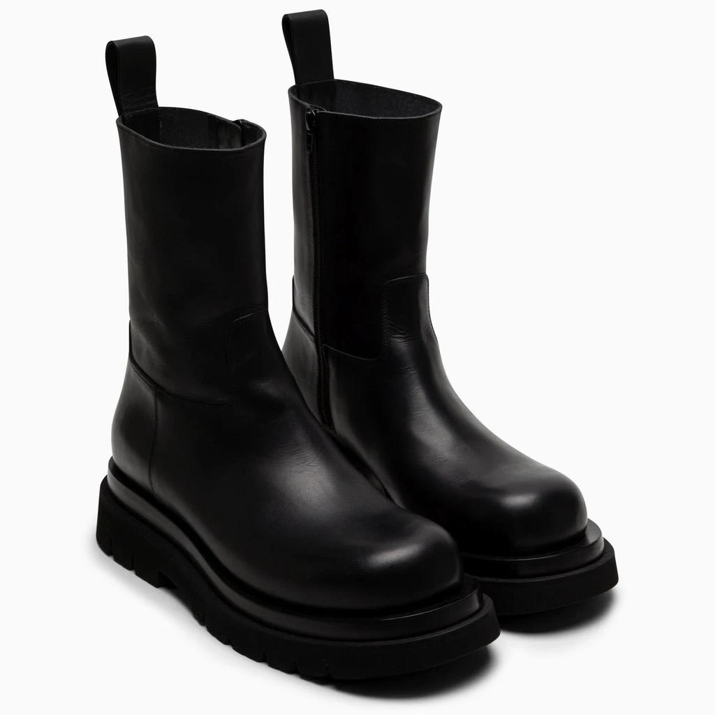 商品Bottega Veneta|Lug Black Leather Boot,价格¥8671,第2张图片详细描述