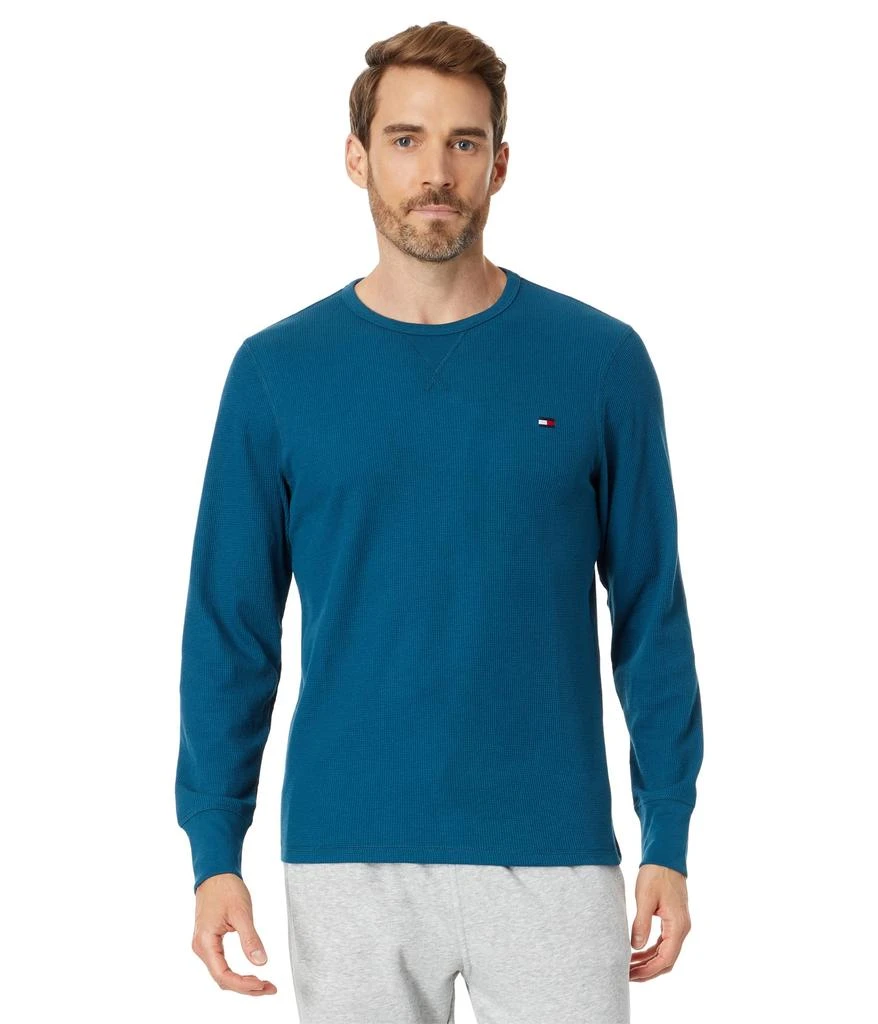 商品Tommy Hilfiger|Waffle Sleep Long Sleeve Crew Neck,价格¥317,第1张图片