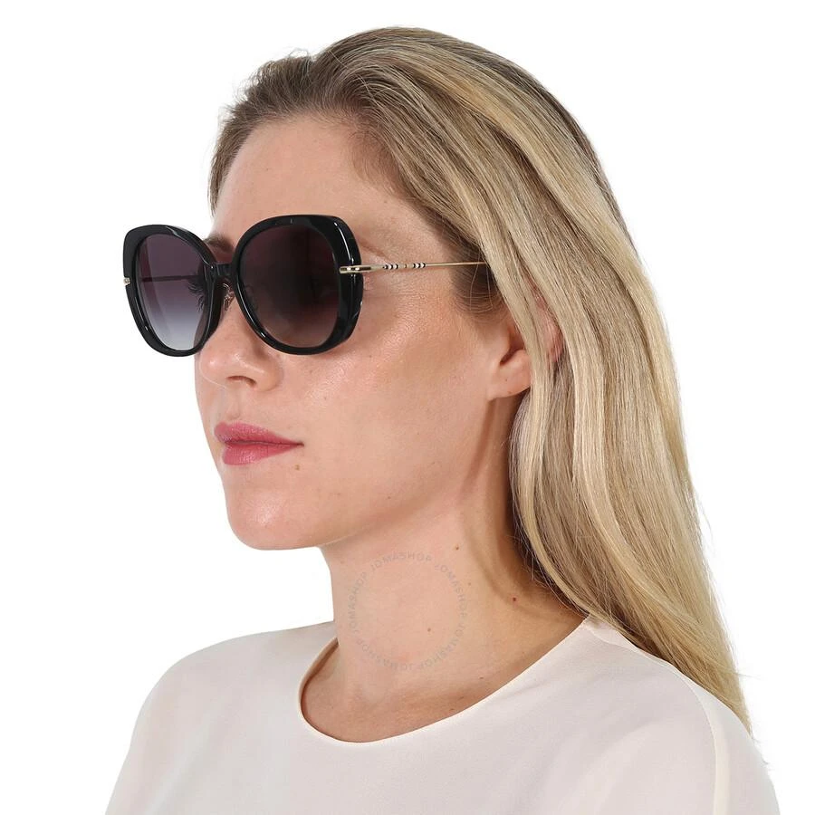 商品Burberry|Eugenie Grey Gradient Square Ladies Sunglasses BE4374F 30018G 55,价格¥708,第2张图片详细描述