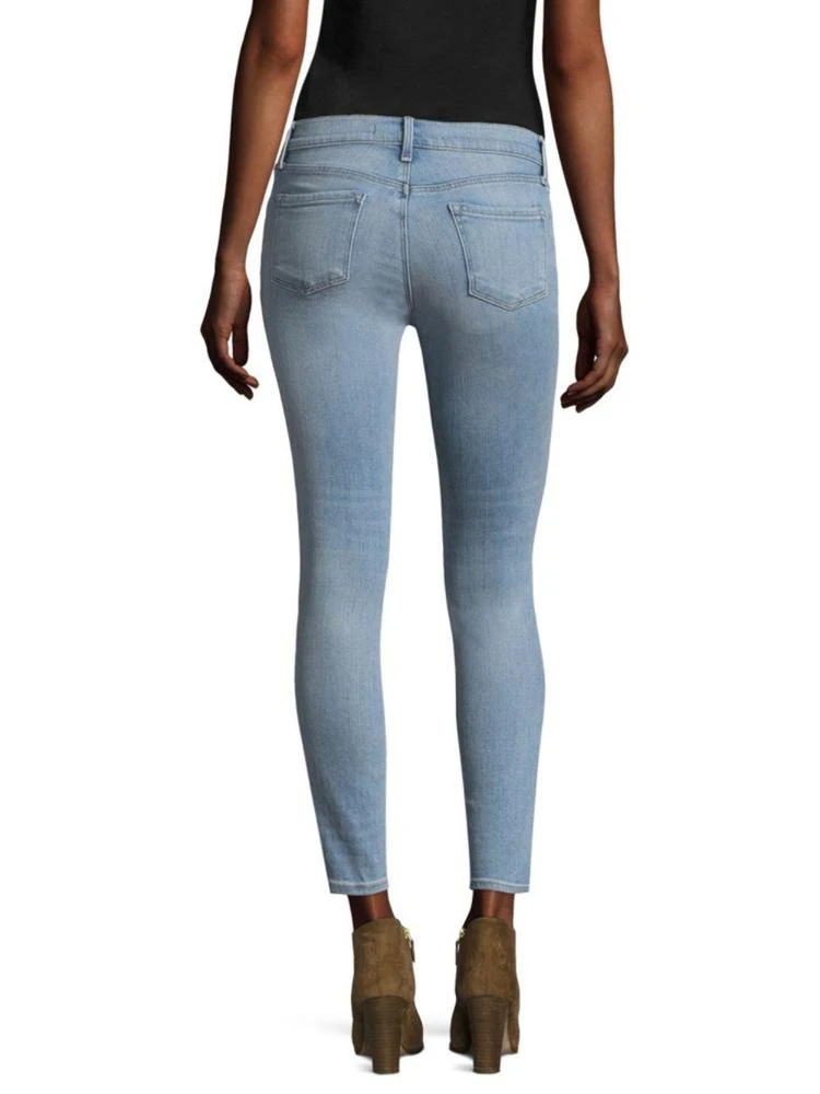 商品J Brand|835 Mid-Waist Light Wash Cropped Jeans,价格¥635,第2张图片详细描述