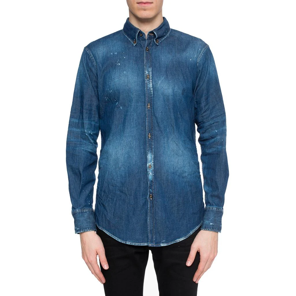 商品DSQUARED2|Dsquared2 Cotton Denim Shirt,价格¥1486,第2张图片详细描述